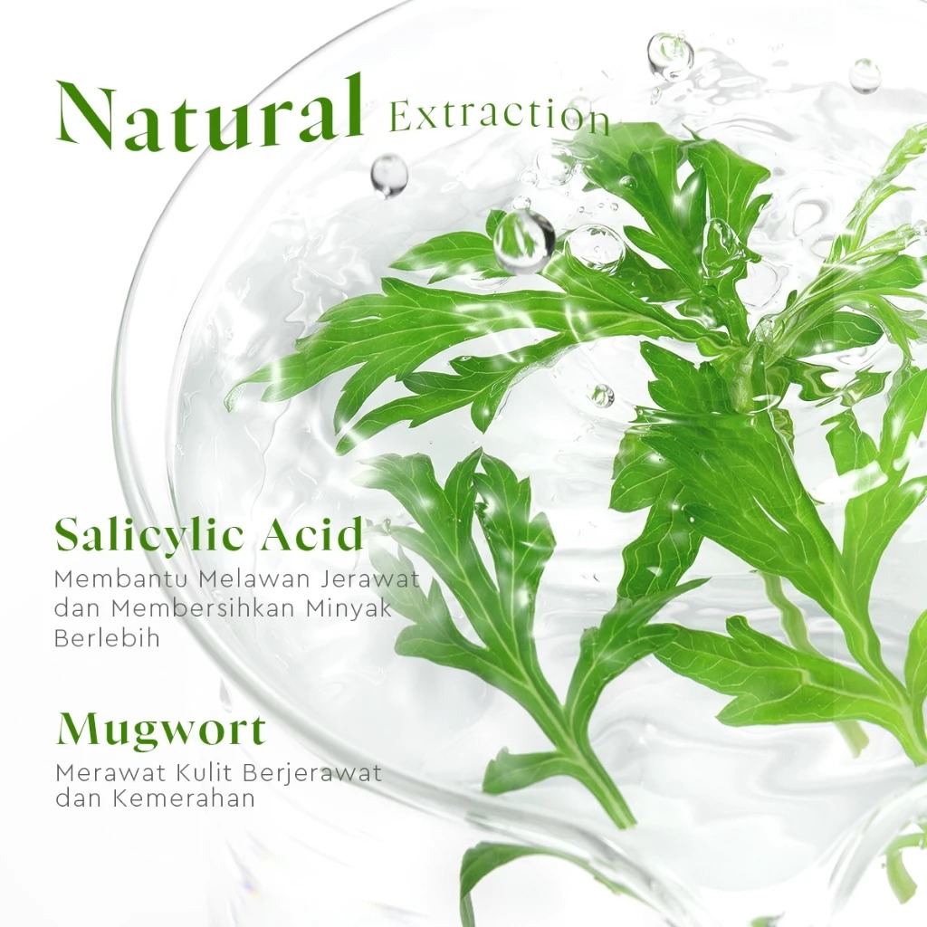 Glad 2 Glow Micellar Water - Mugwort Salicylic Acid Acne Clear 300ml