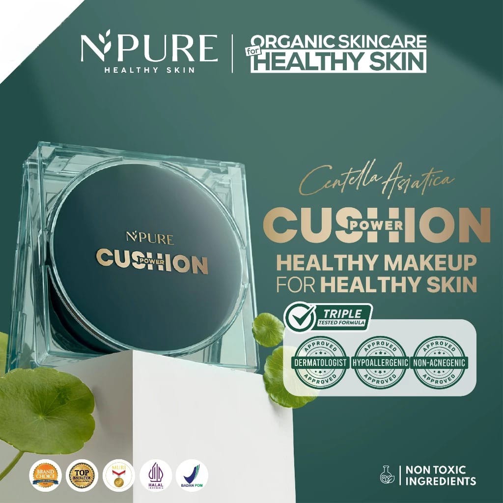 Npure Power Cushion Flawless Matte 13gr - Banana