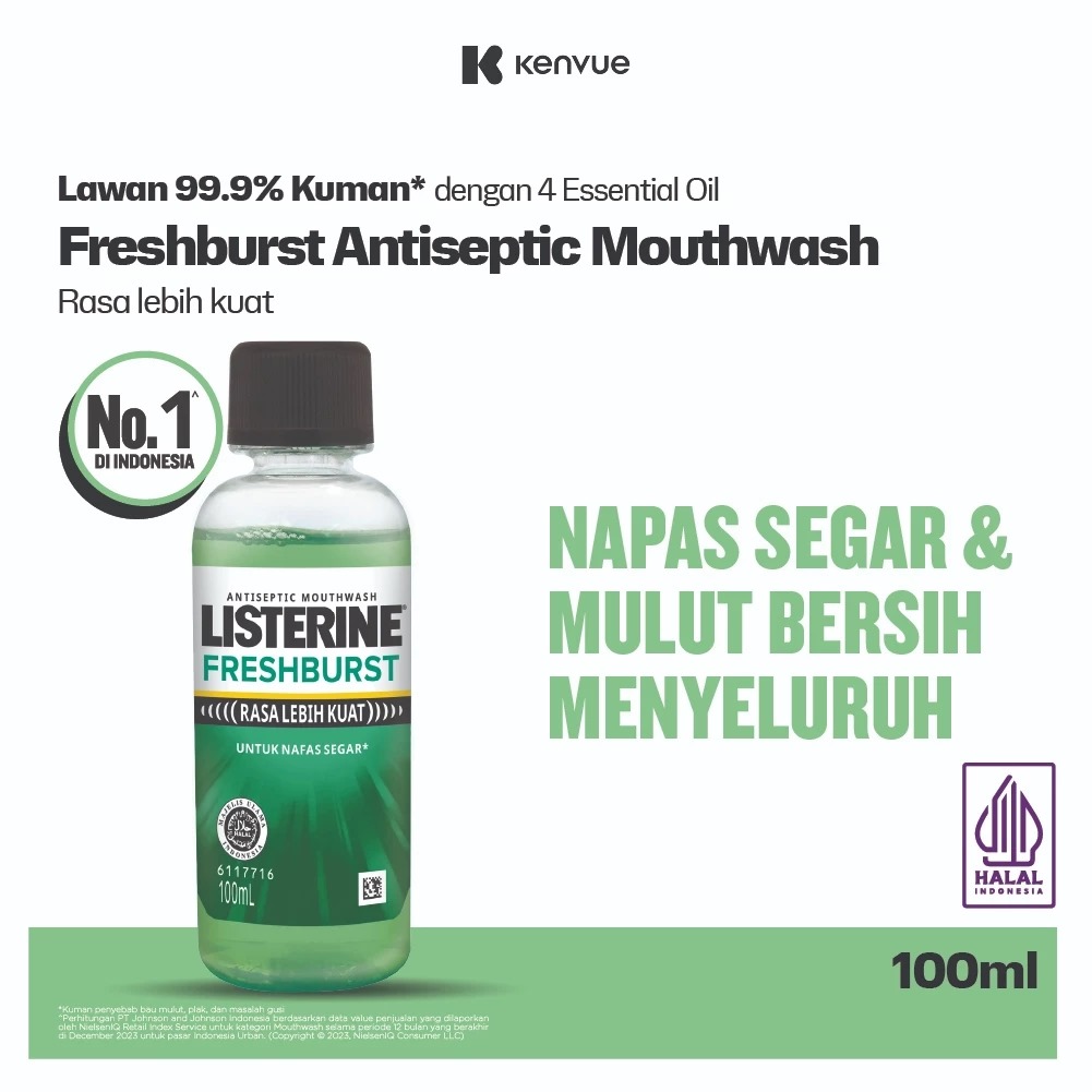 Listerine Antiseptic Mouthwash - Freshburst 100ml