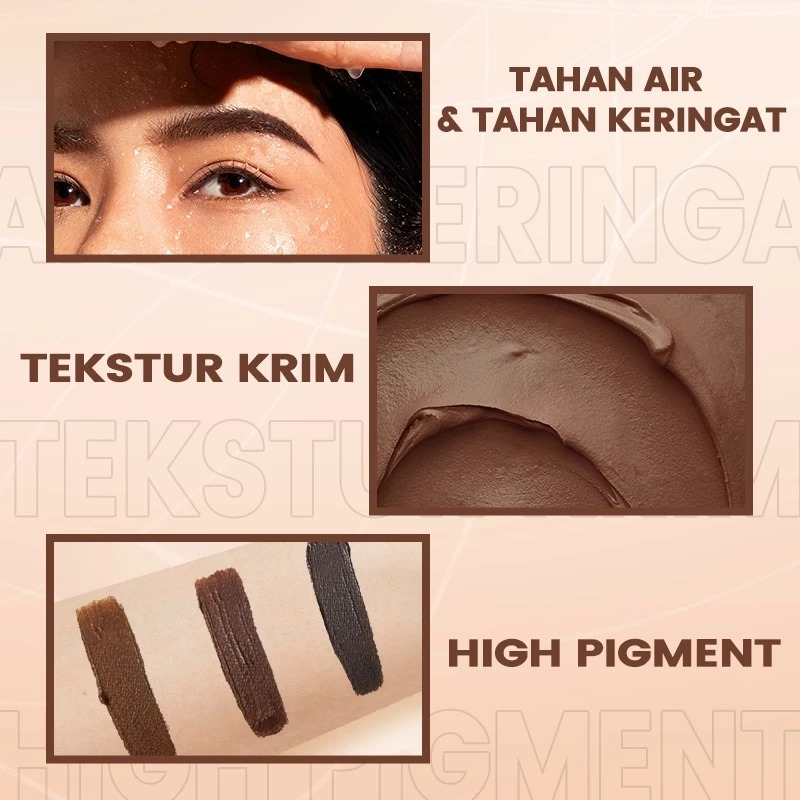 Focallure Brow Gel Cream (FA23) 4gr - 03 Dark Brown