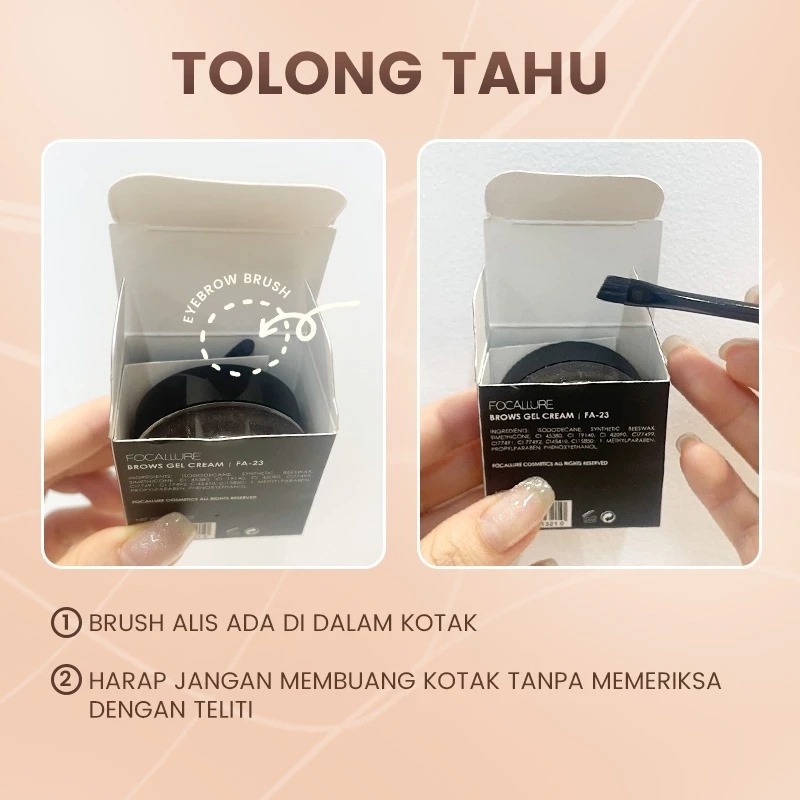 Focallure Brow Gel Cream (FA23) 4gr - 03 Dark Brown