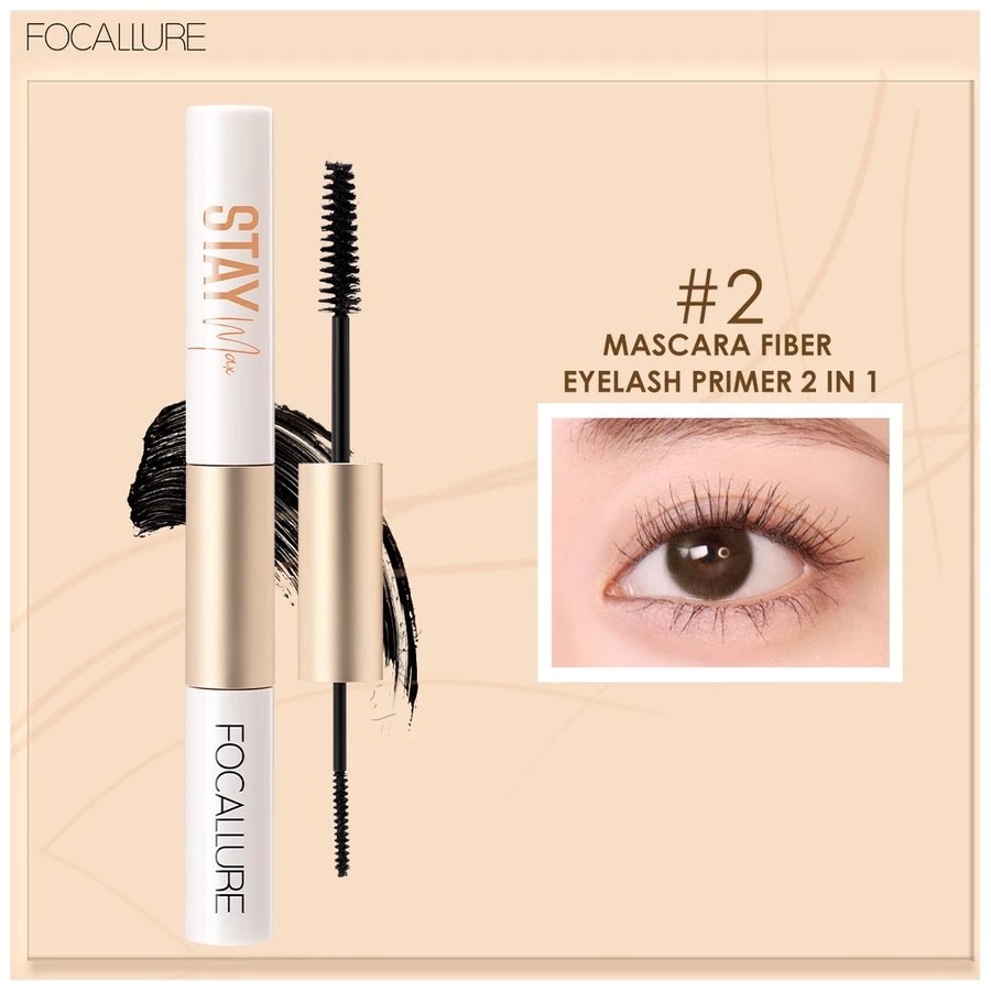 Focallure Stay Waterproof Lashprimer & Mascara 2in1 (FA160) - 02