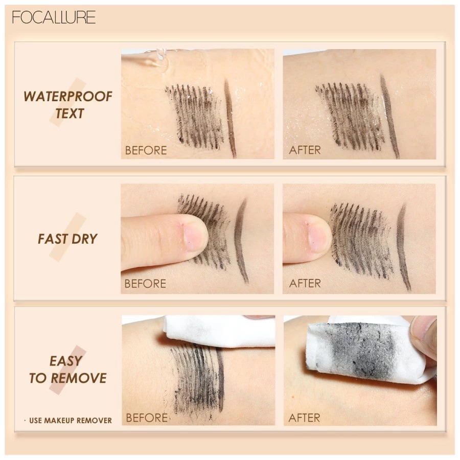 Focallure Stay Waterproof Lashprimer & Mascara 2in1 (FA160) - 02