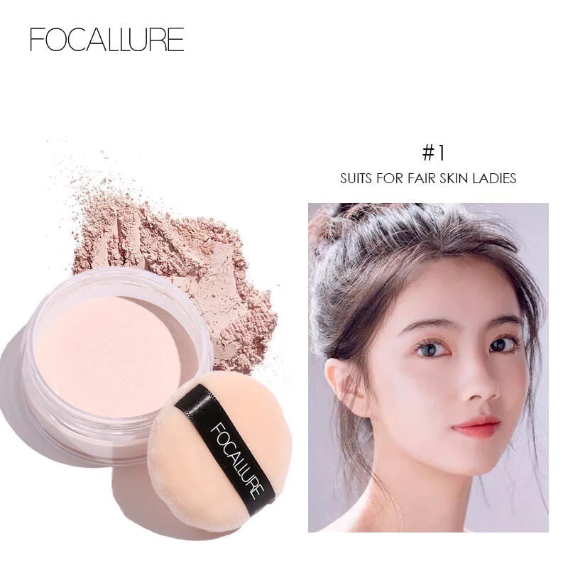 Focallure Face Setting Powder Poreless Oil Control (FA15) 7gr - 01 Ivory Focallure Face Setting Powder Poreless Oil Control (FA15) 7gr - 01 Ivory