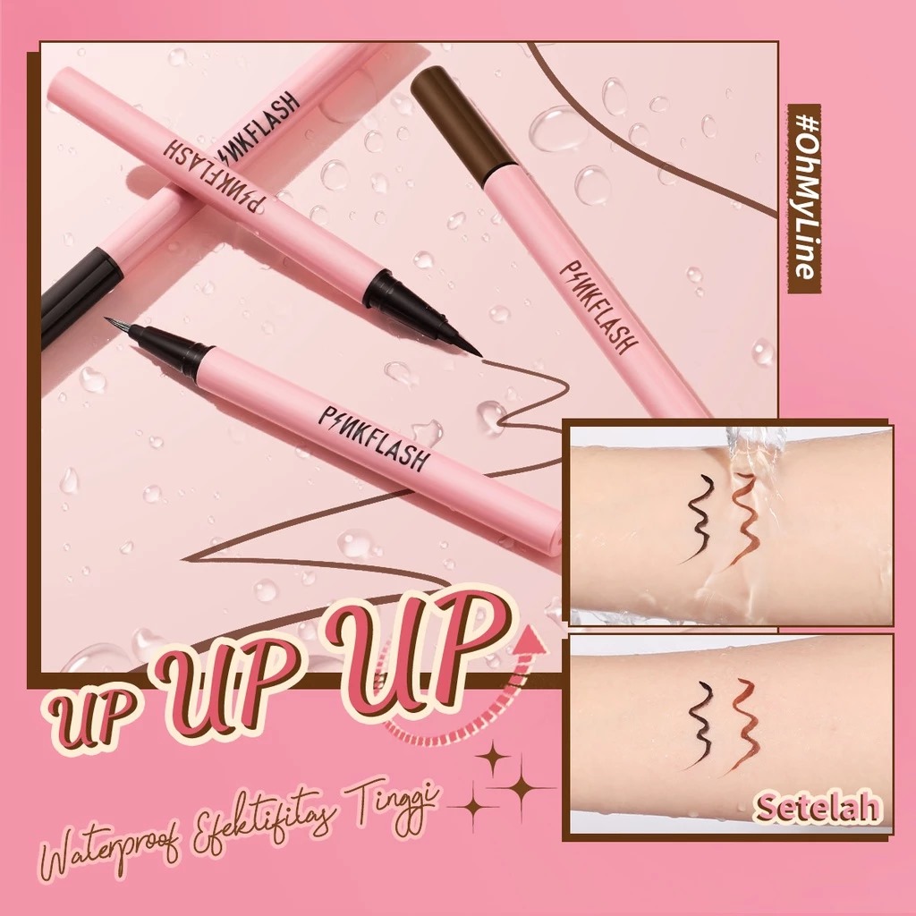Pinkflash Waterproof Easy Eyeliner Pen PF-E01 - B01 Black