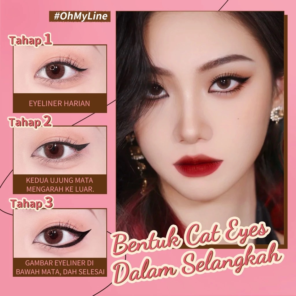 Pinkflash Waterproof Easy Eyeliner Pen PF-E01 - B01 Black
