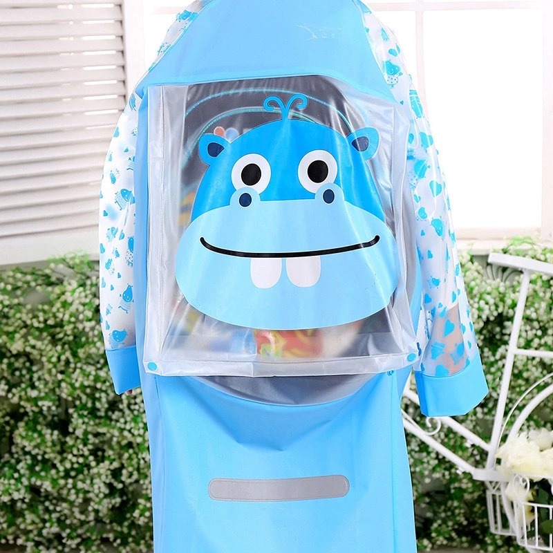 Jas Hujan Ransel Anak - (Jas Hujan Anak Sekolah Karakter Lucu)
