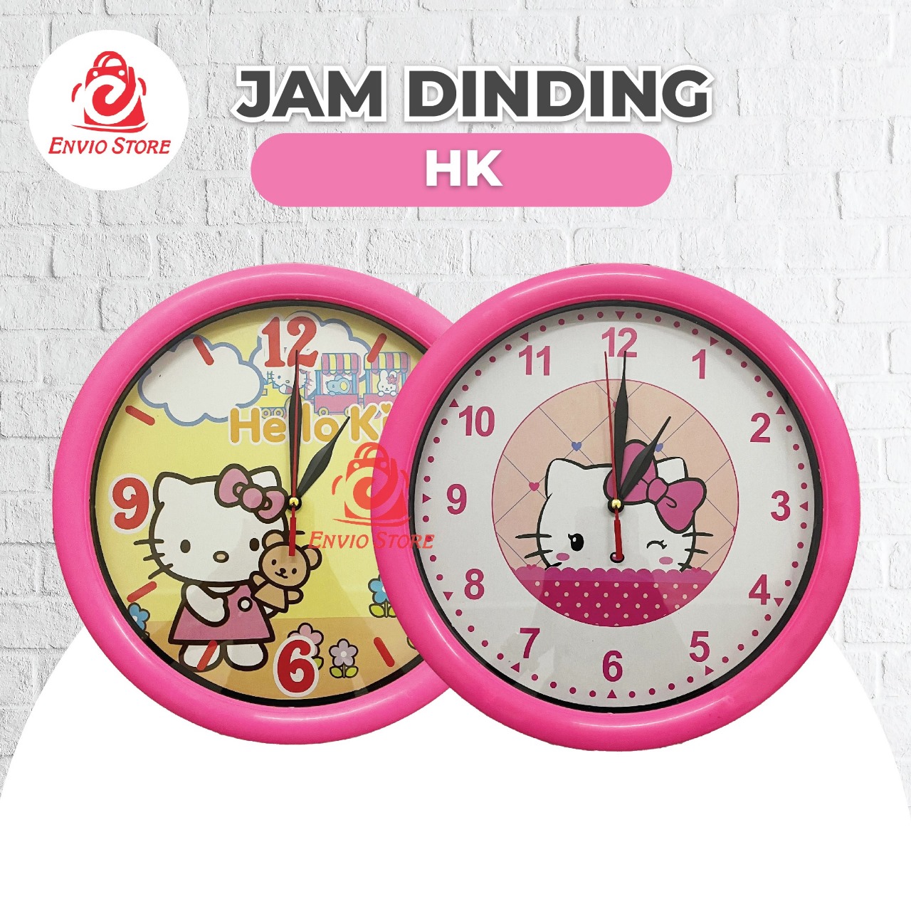 Jam Dinding Karakter 28cm - Hello Kitty (HK)