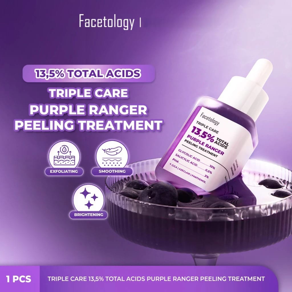 Facetology Triple Care Purple Ranger Peeling Treatment 33ml