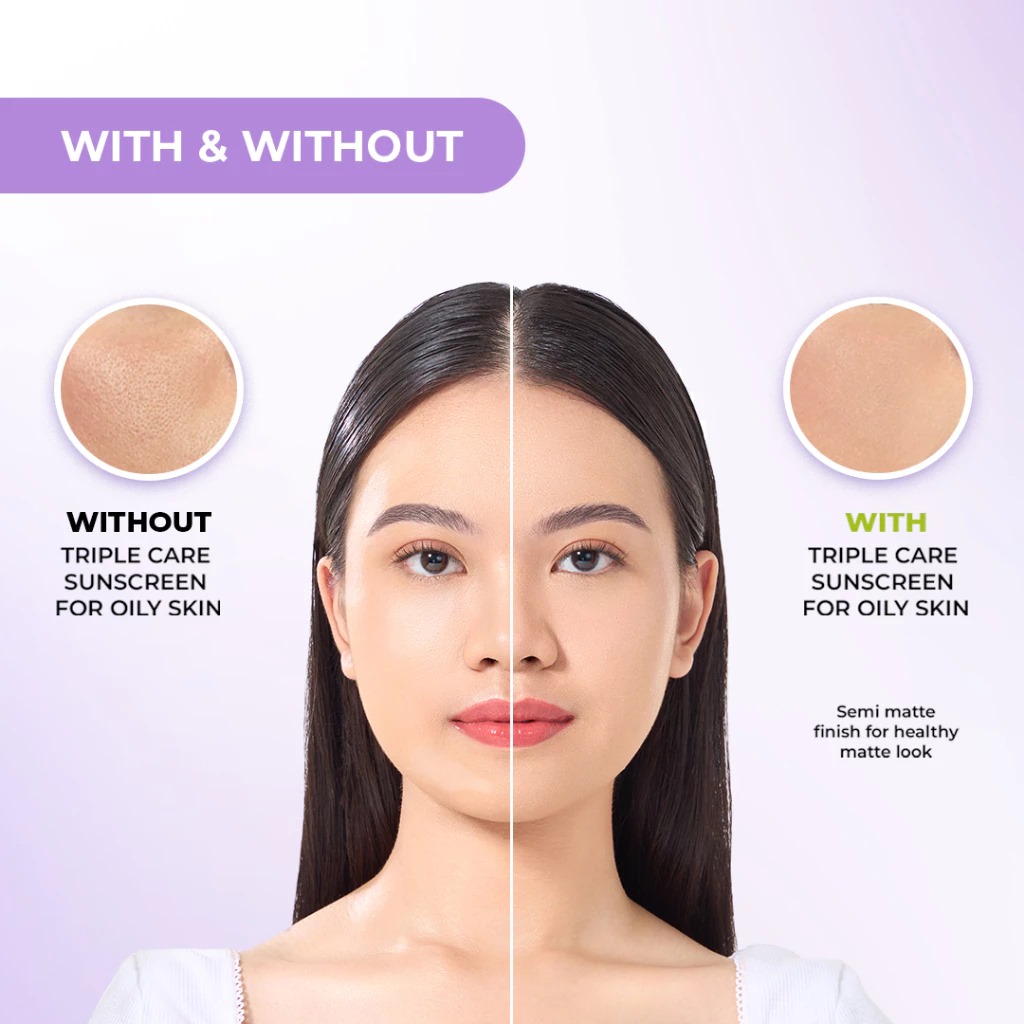 Facetology Triple Care Sunscreen For Oily & Acne Skin SPF40 PA+++ 40ml Facetology Triple Care Sunscreen For Oily & Acne Skin SPF40 PA+++ 40ml