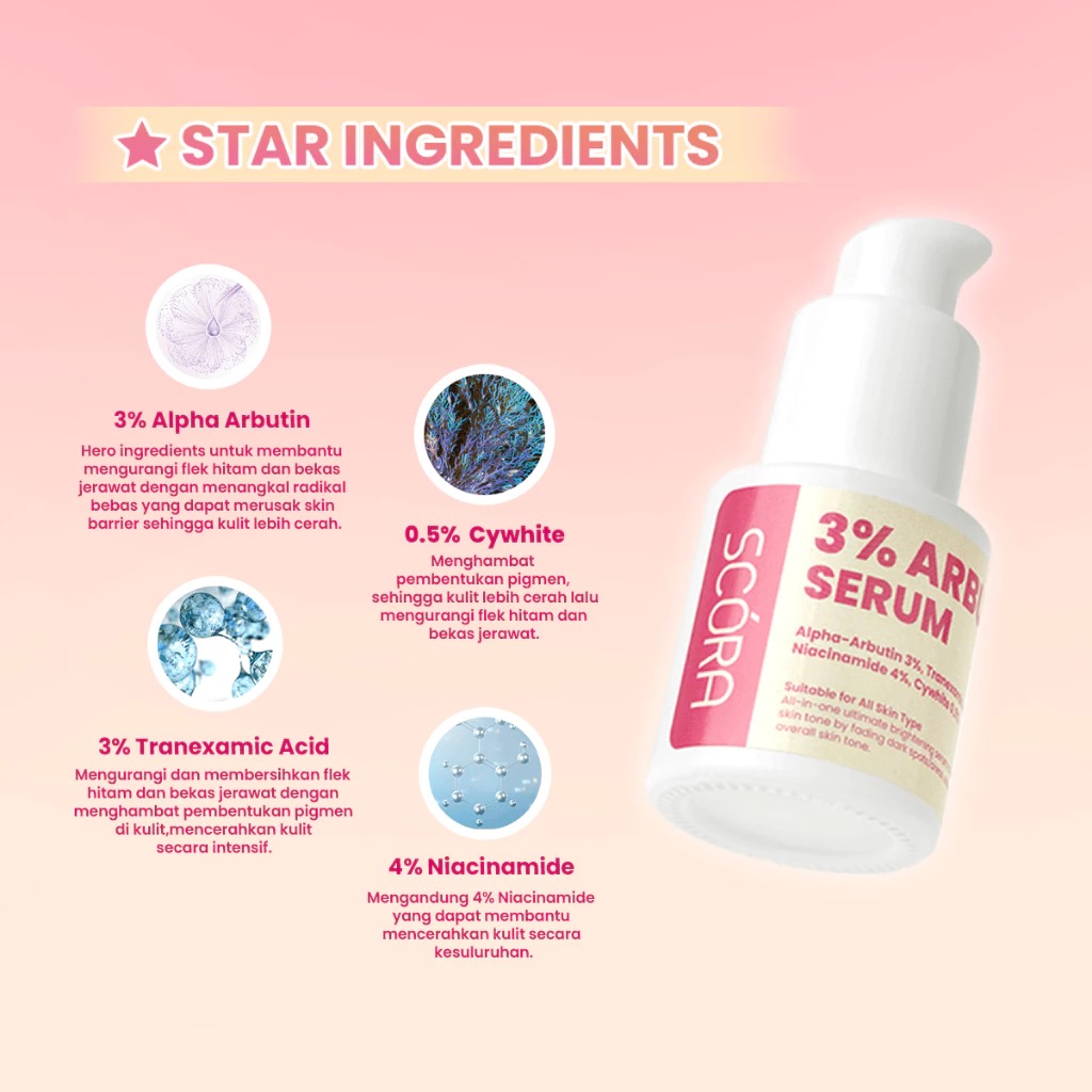 Scora 3% Arbutin Serum 20ml