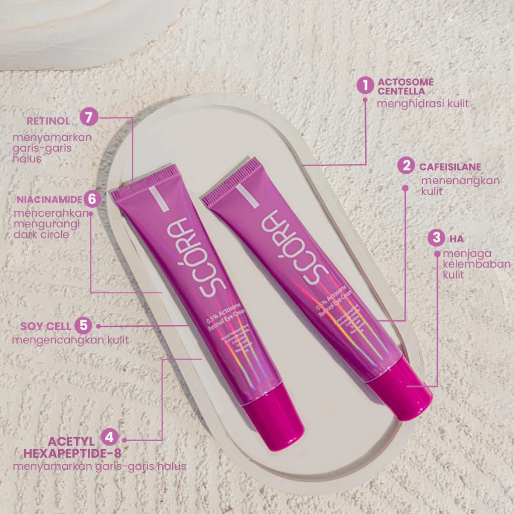Scora 0.5% Actosome Retinol Eye Cream 20gr