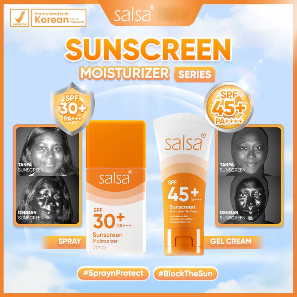 Salsa Sunscreen Moisturizer Spray SPF30+ PA+++ 50ml