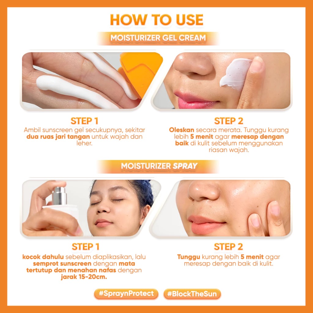 Salsa Sunscreen Moisturizer Spray SPF30+ PA+++ 50ml