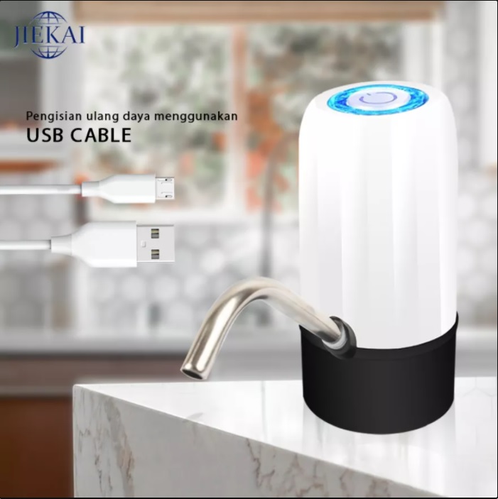 Wireless Pompa Galon Recharge USB Mini (Pompa Galon Elektrik)