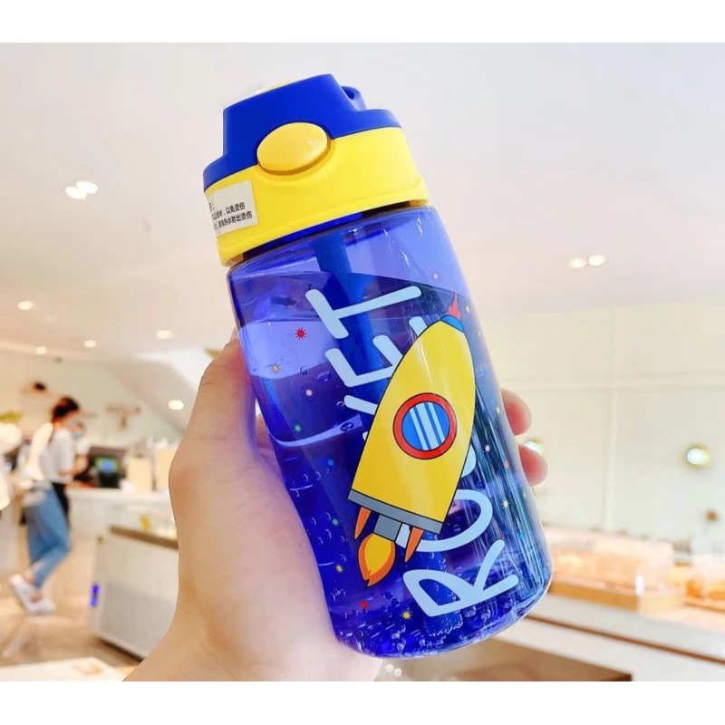 Botol Minum Warna Motif Transportasi 480ml - BIRU (BZ 276) Botol Minum Warna Motif Transportasi 480ml - BIRU (BZ 276)