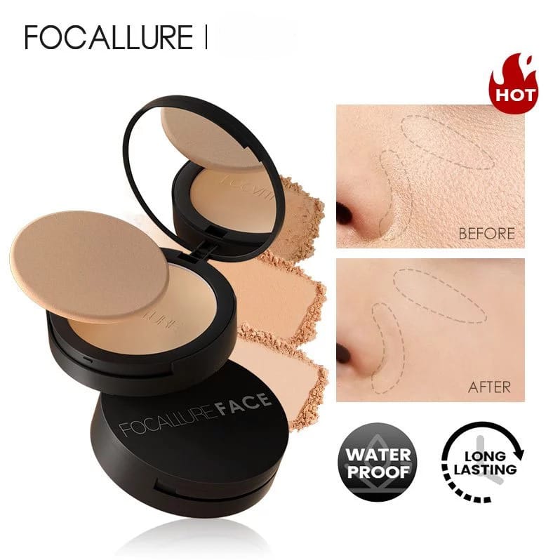 Focallure Face Pressed Powder (FA16) 8.4gr - 01 Ivory