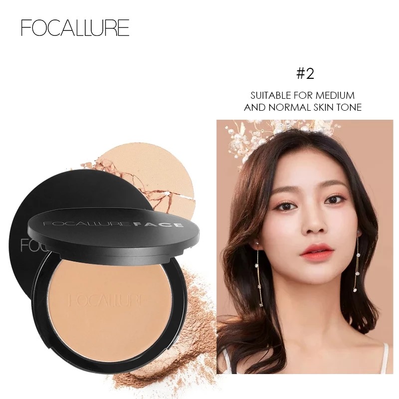 Focallure Face Pressed Powder (FA16) 8.4gr - 02 Natural Color