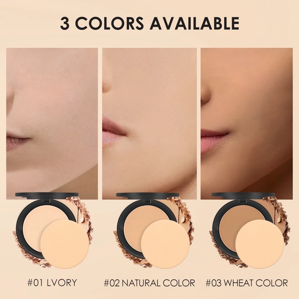 Focallure Face Pressed Powder (FA16) 8.4gr - 03 Wheat Color