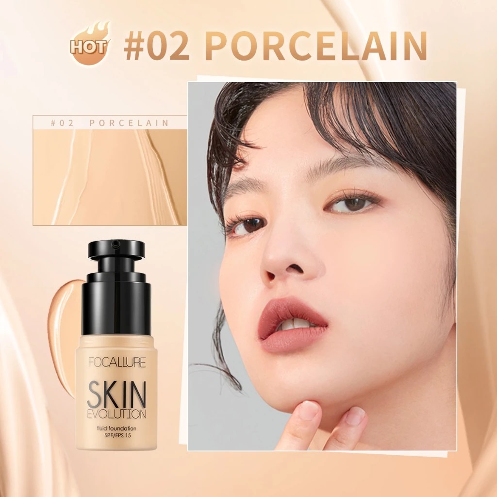 Focallure Face Fluid Foundation (FA30) 31gr - 02 Porcelain