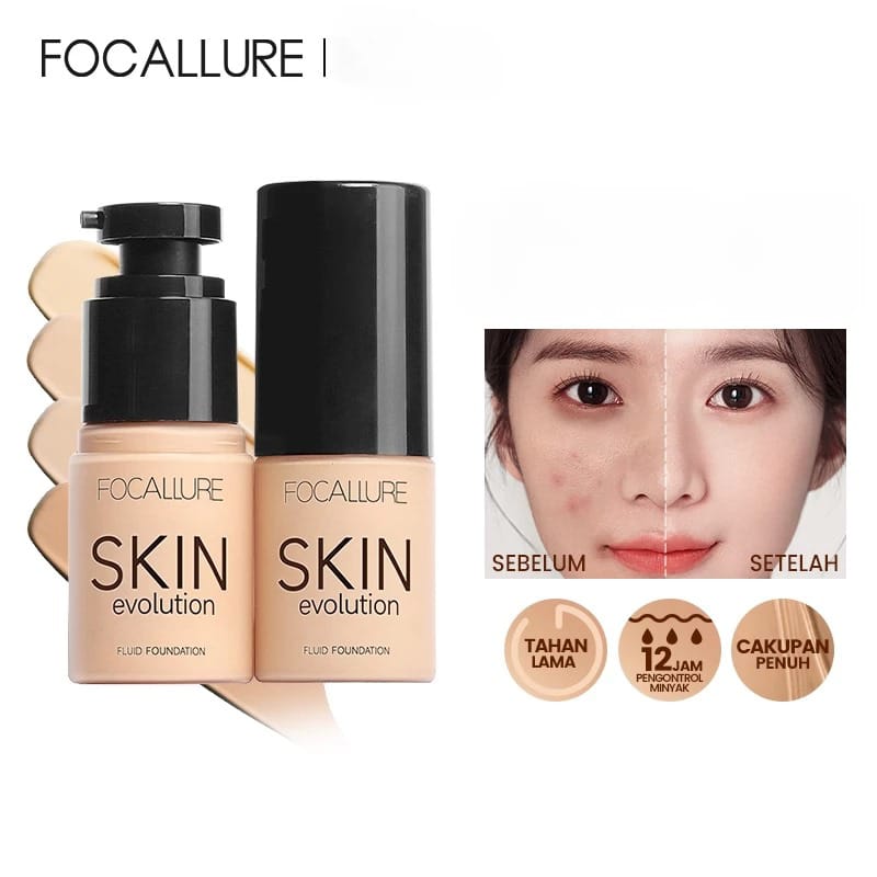 Focallure Face Fluid Foundation (FA30) 31gr - 02 Porcelain