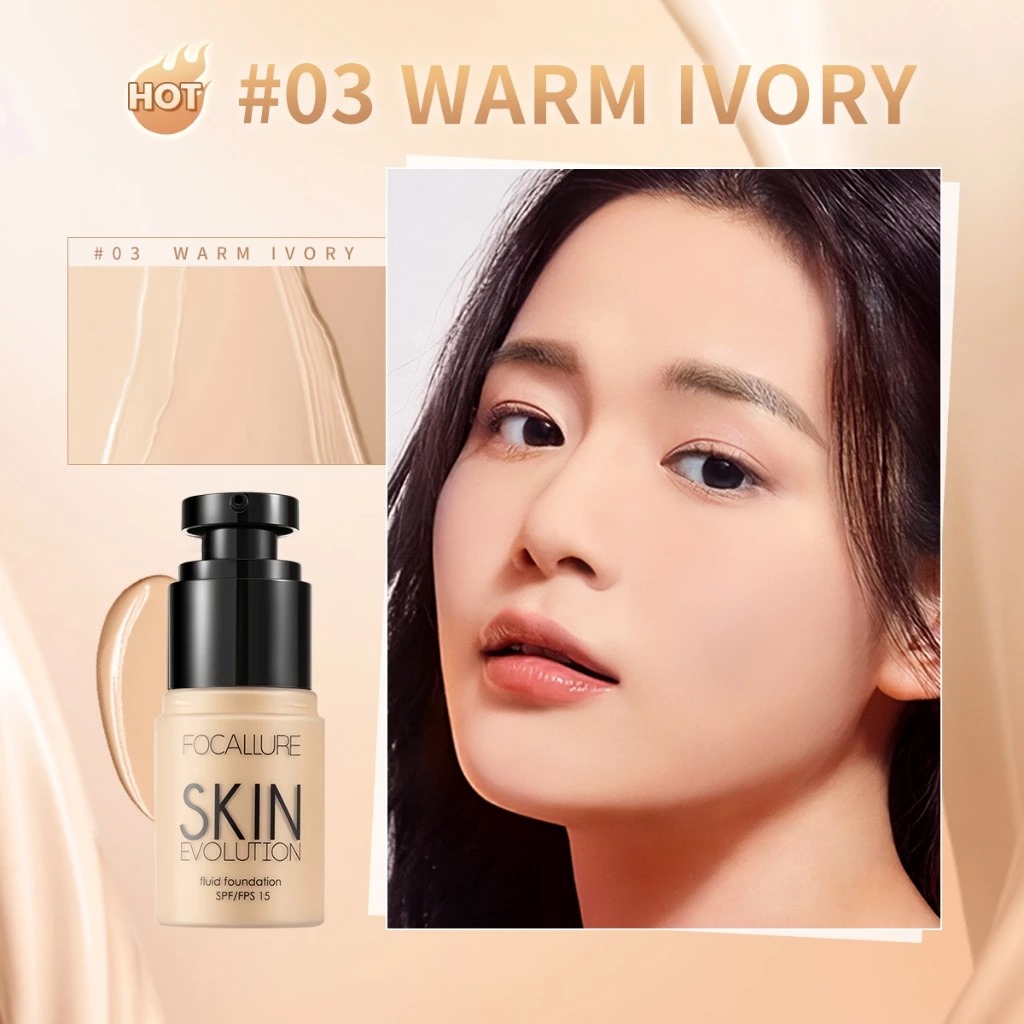 Focallure Face Fluid Foundation (FA30) 31gr - 03 Warm Ivory