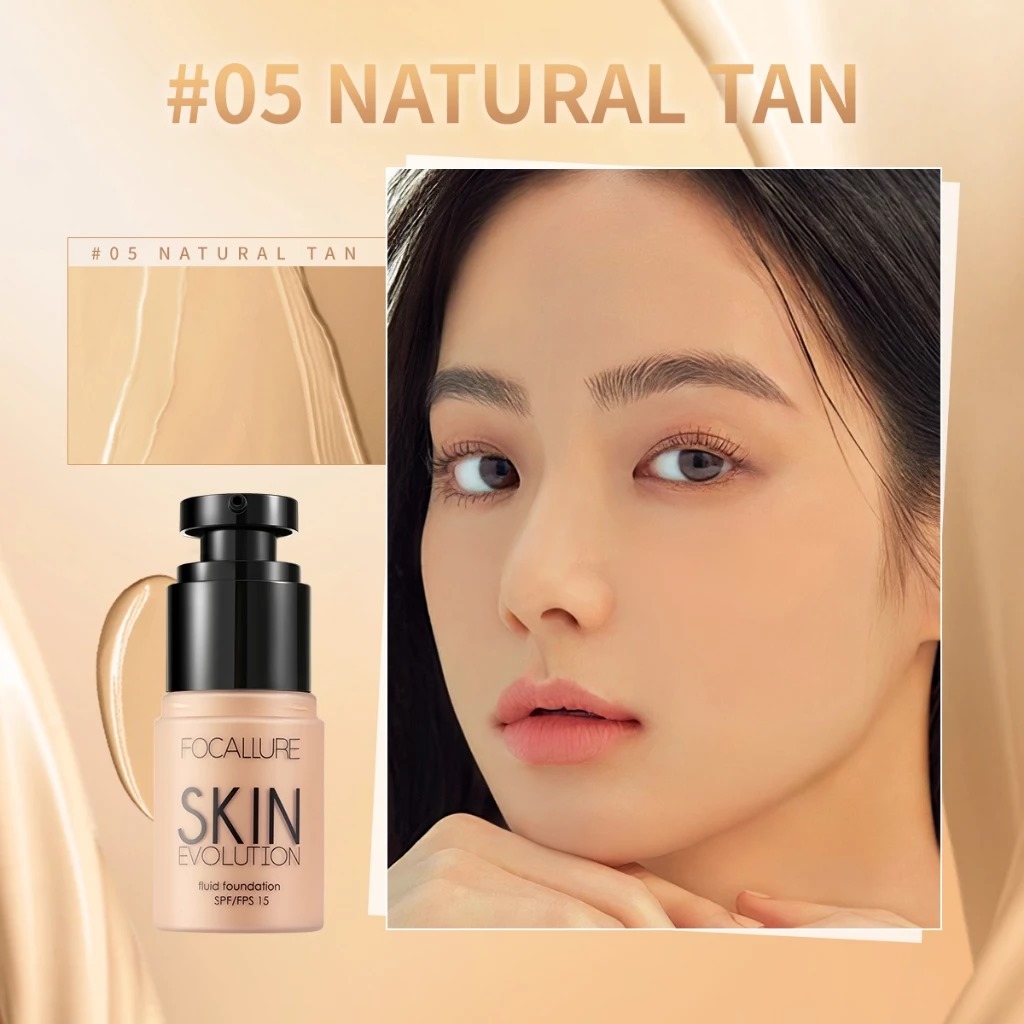 Focallure Face Fluid Foundation (FA30) 31gr - 05 Natural Tan