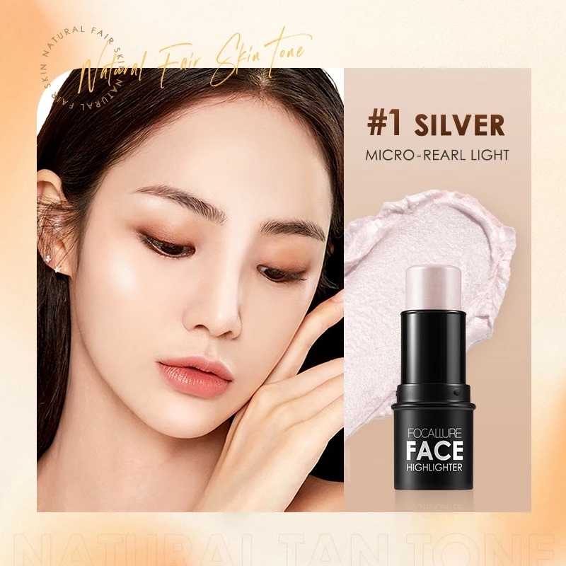 Focallure Face Highlighter & Contour Multi Stick (FA01) 6gr - 01 Silver