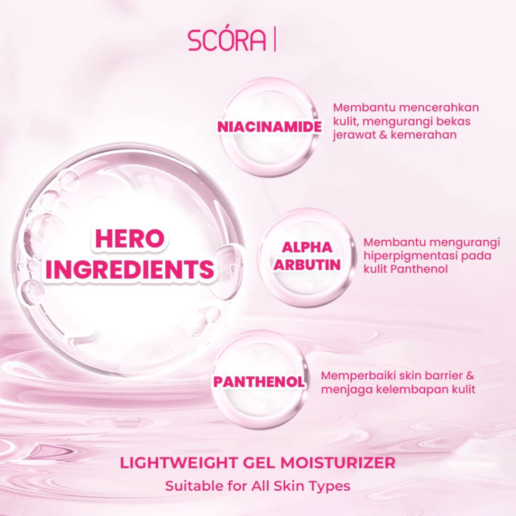 Scora 5% Niacinamide Hydramoist Gel With Alpha Arbutin & Panthenol 45ml