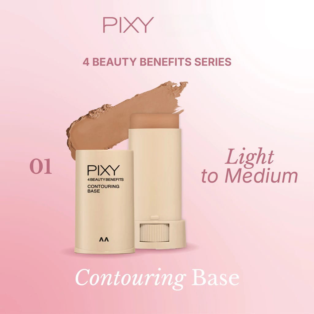 Pixy 4 Beauty Benefits Contouring Base 9gr - 01 Light to Medium