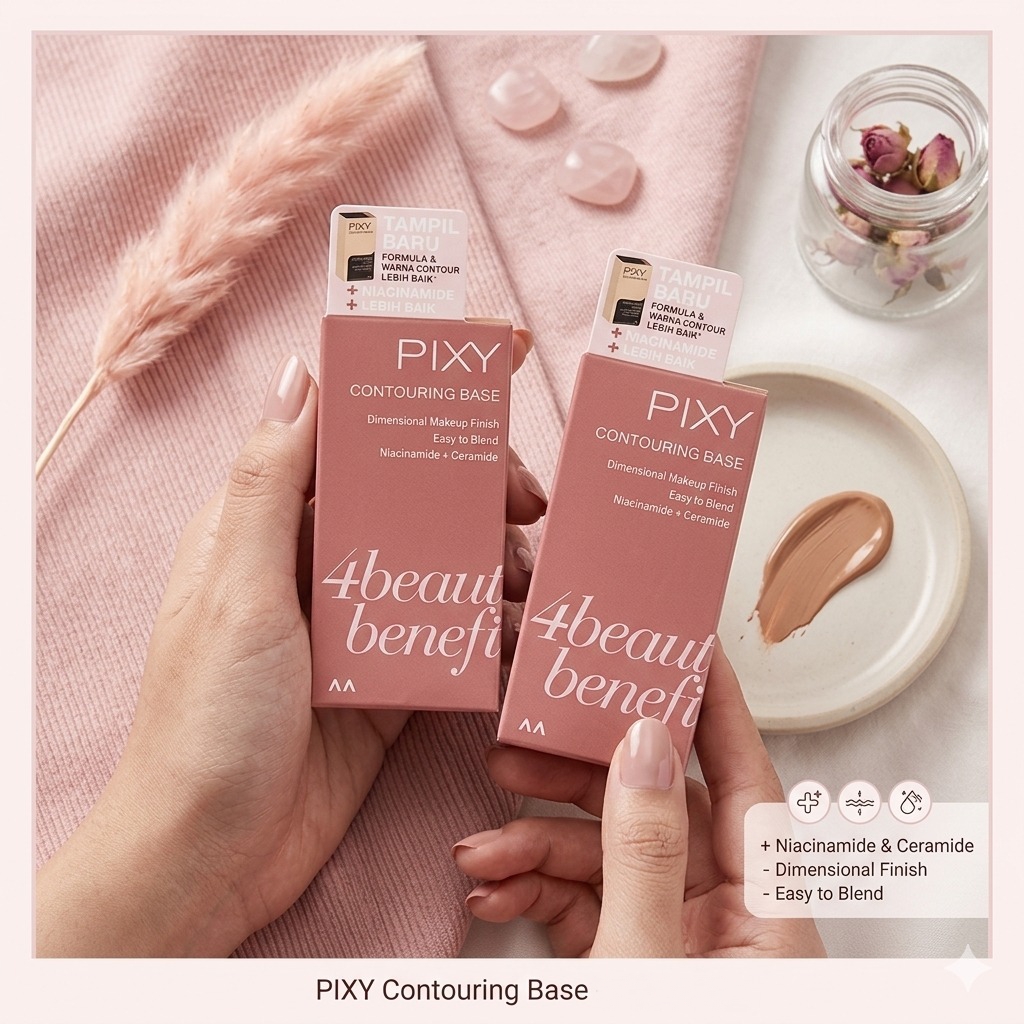 Pixy 4 Beauty Benefits Contouring Base 9gr - 01 Light to Medium