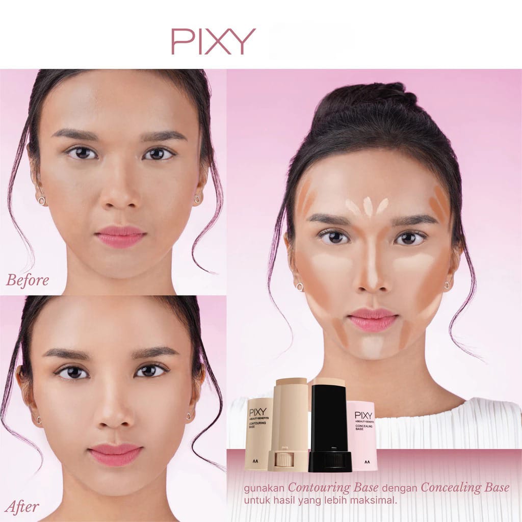 Pixy 4 Beauty Benefits Contouring Base 9gr - 01 Light to Medium