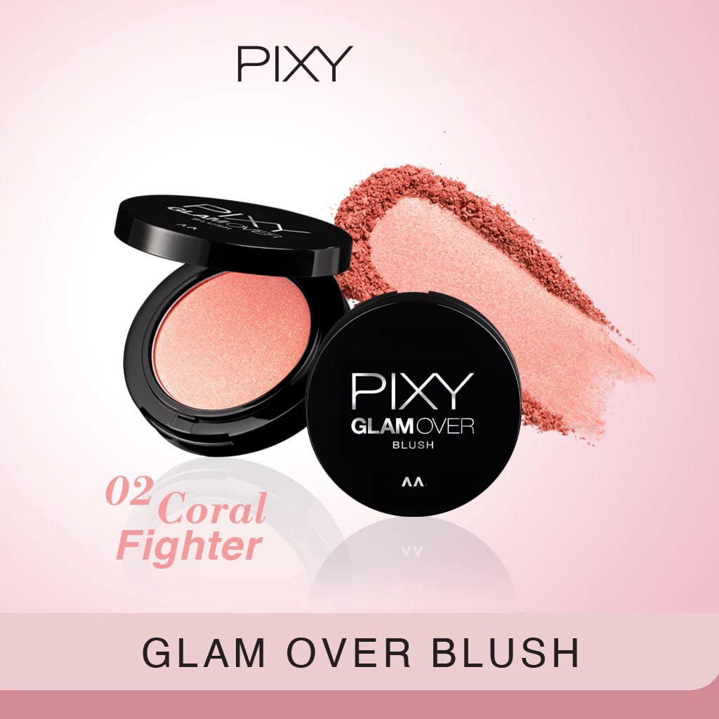 Pixy Glam Over Blush 4gr - 02 Coral Fighter