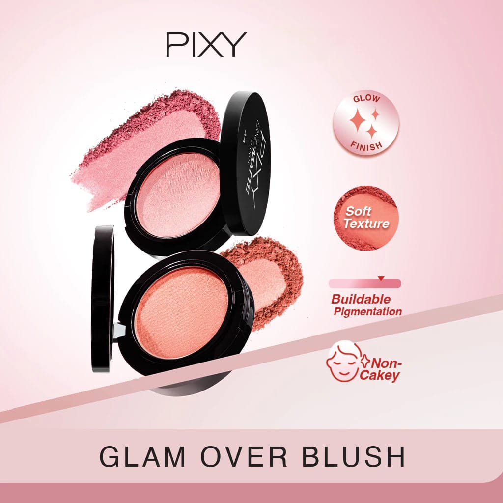 Pixy Glam Over Blush 4gr - 02 Coral Fighter