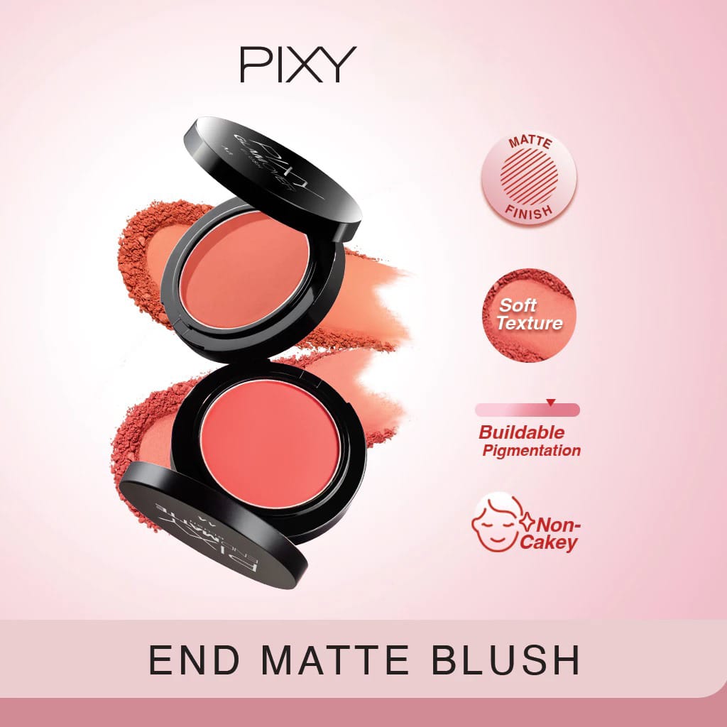Pixy End Matte Blush 4gr - 01 Play Apricot