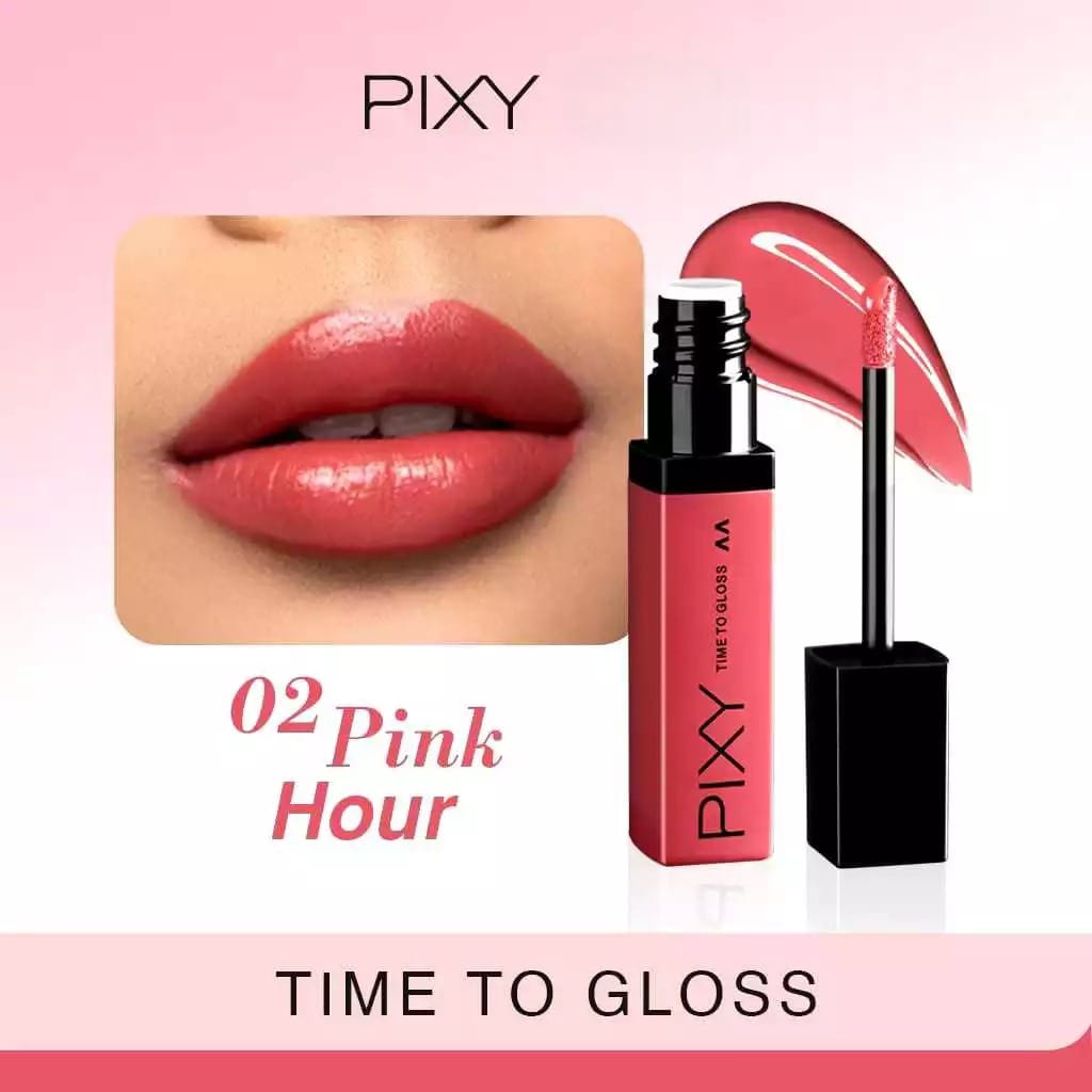 Pixy Time To Gloss 4gr - 02 Pink Hour