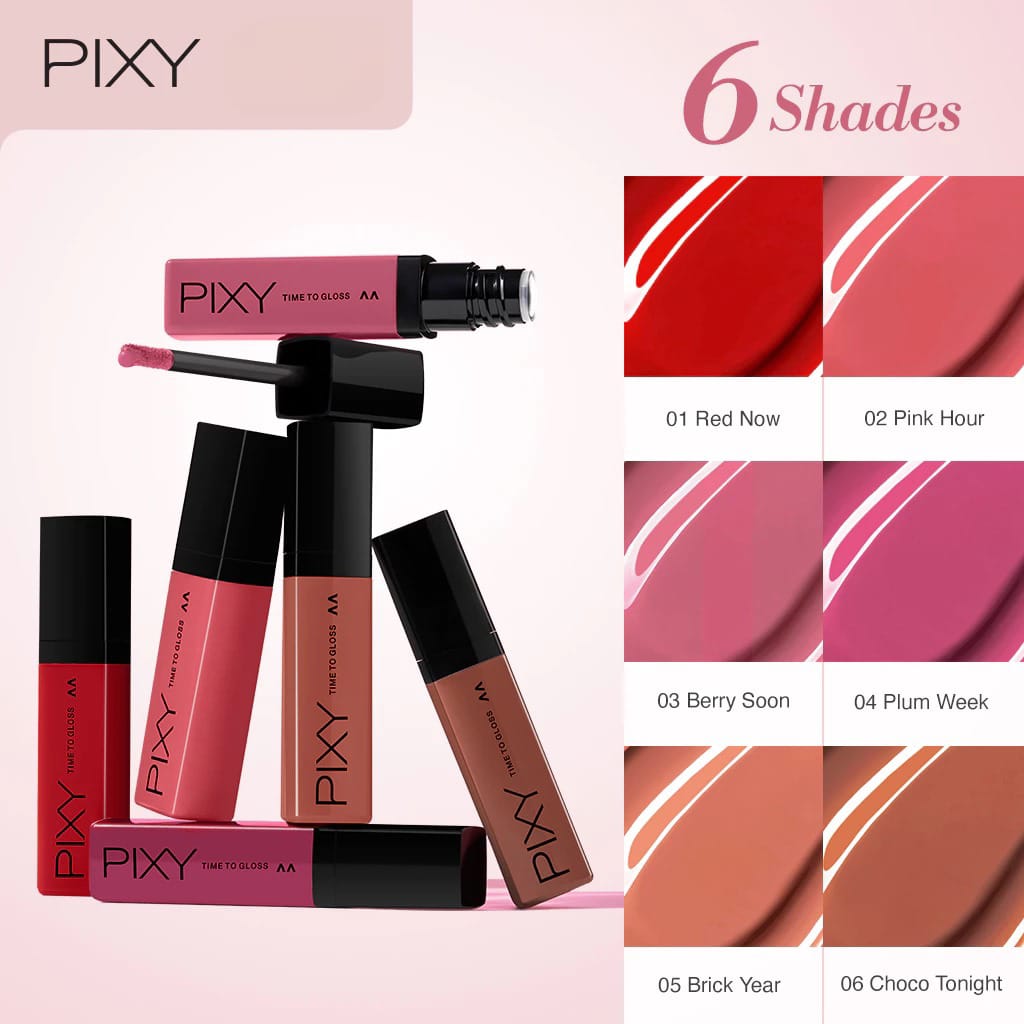 Pixy Time To Gloss 4gr - 05 Brick Year Pixy Time To Gloss 4gr - 05 Brick Year