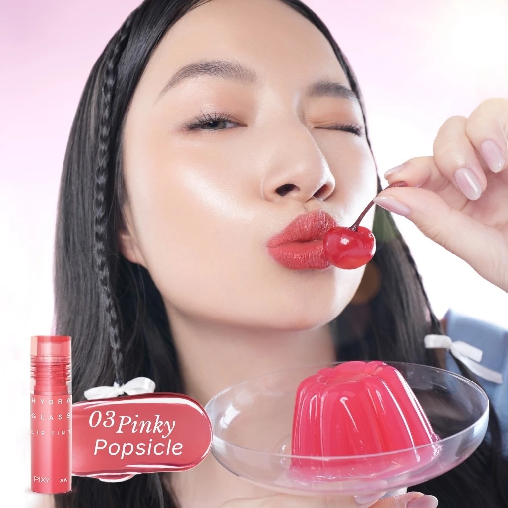 Pixy Hydra Glass Lip Tint 2.5ml - 03 Pinky Popsicle Pixy Hydra Glass Lip Tint 2.5ml - 03 Pinky Popsicle