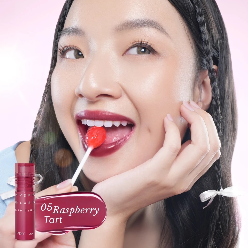 Pixy Hydra Glass Lip Tint 2.5ml - 05 Raspberry Tart Pixy Hydra Glass Lip Tint 2.5ml - 05 Raspberry Tart