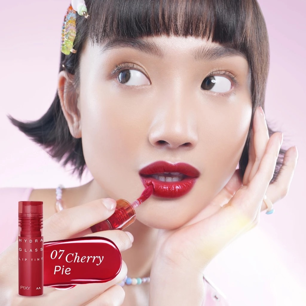 Pixy Hydra Glass Lip Tint 2.5ml - 07 Cherry Pie Pixy Hydra Glass Lip Tint 2.5ml - 07 Cherry Pie