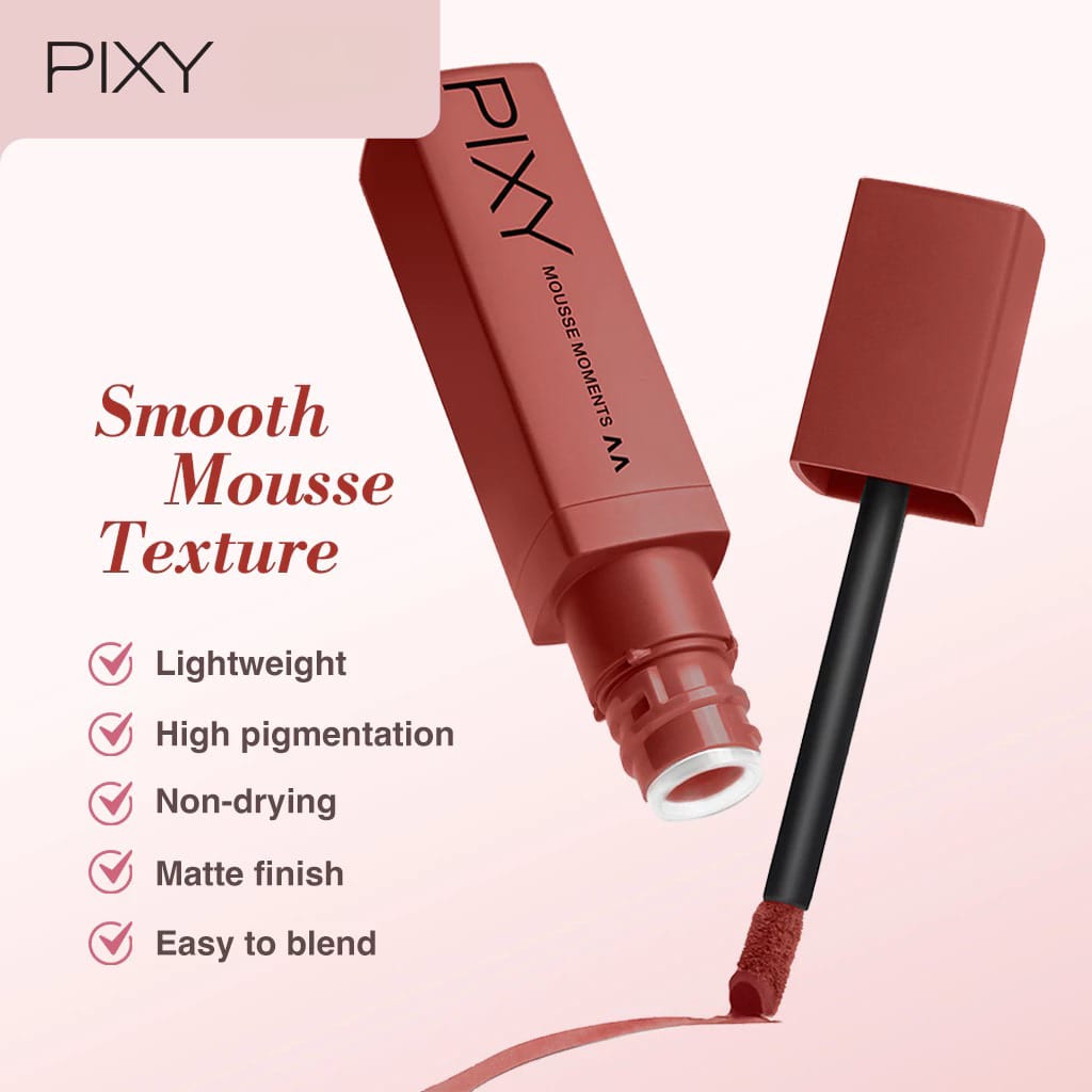 Pixy Mousse Moments Matte Lips - 07 Rose In Love