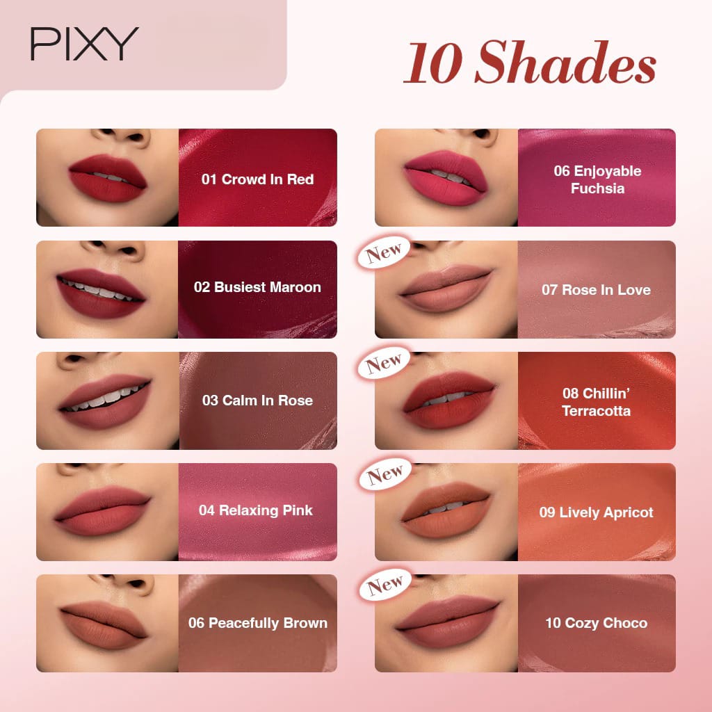 Pixy Mousse Moments Matte Lips - 07 Rose In Love