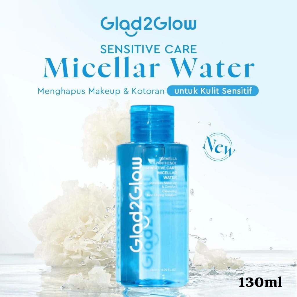 Glad 2 Glow Micellar Water - Tremella Panthenol Sensitive Care 130ml