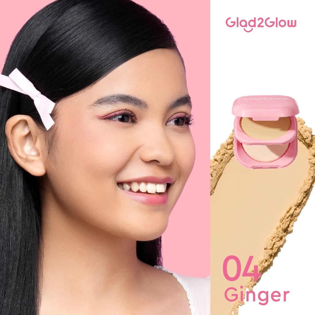 Glad 2 Glow Perfect Blurring Powder Foundation 8.5gr - 04 Ginger Glad 2 Glow Perfect Blurring Powder Foundation 8.5gr - 04 Ginger