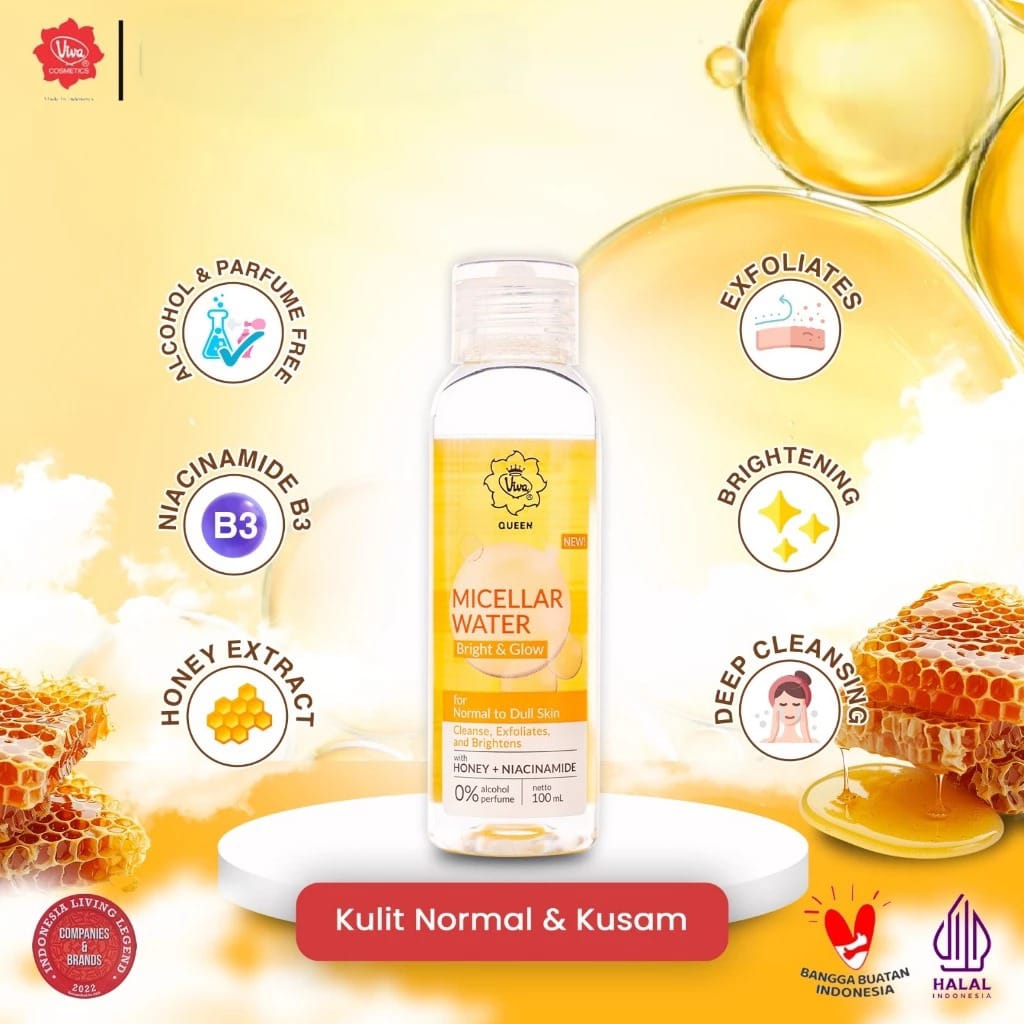 Viva Queen Micellar Water Bright & Glow 100ml