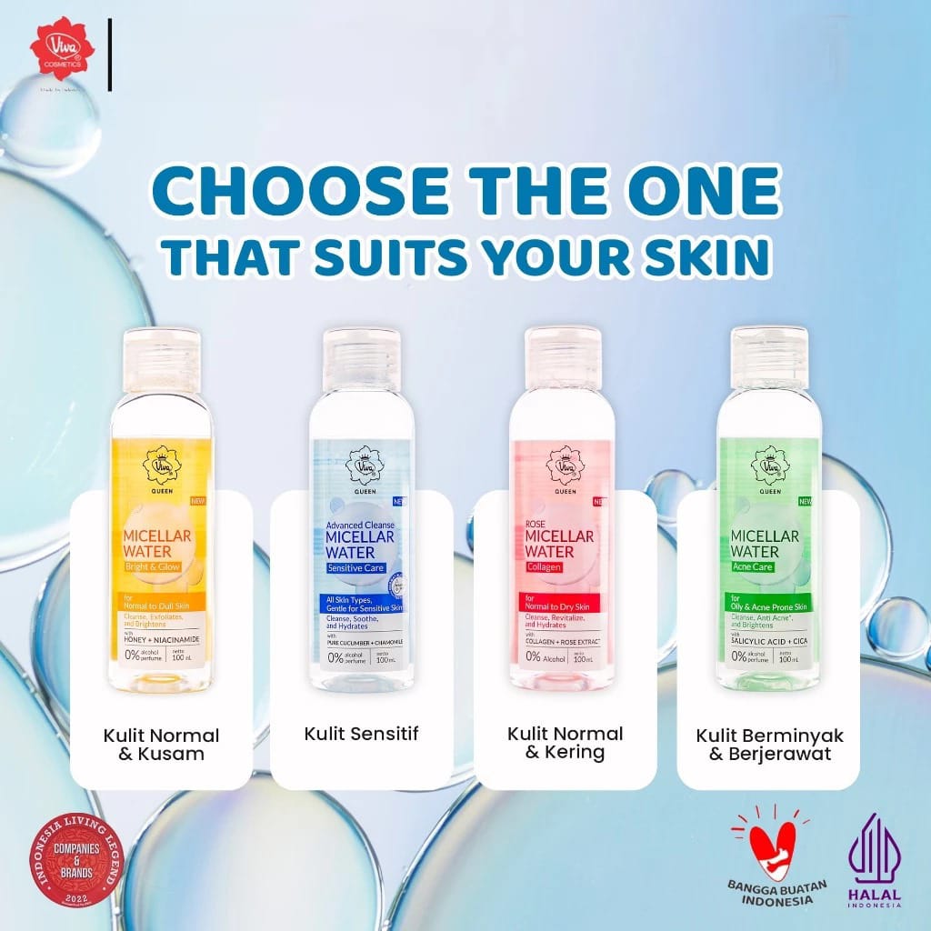 Viva Queen Micellar Water Bright & Glow 100ml