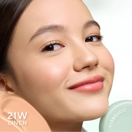 Wardah Colorfit 5D Blur Cloud Cushion SPF50 PA++++ 15gr - 21W Linen