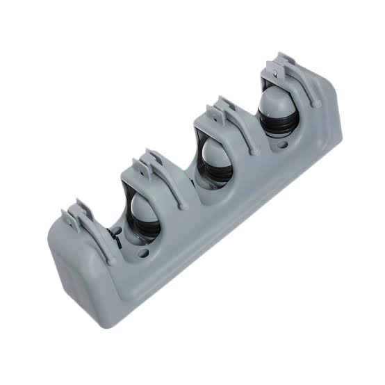 Mop Holder 3 Slot - Alat Gantung Sapu Dinding