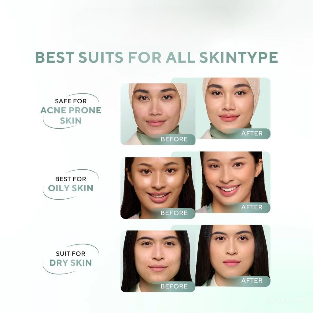 Wardah Colorfit 5D Blur Cloud Cushion SPF50 PA++++ 15gr - 33W Olive Beige