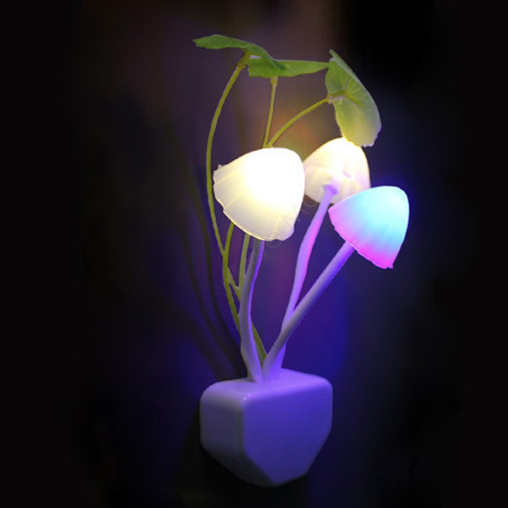 Lampu Tidur Jamur Mini (Sensor Cahaya)